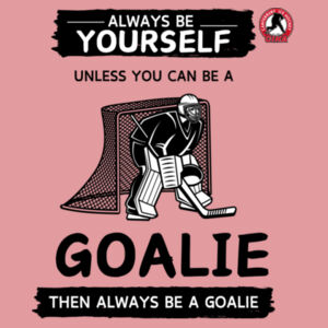 Goalie - Youth Tee, Dark text Design