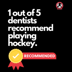 Dentists Recommend Hockey - Youth Tee Design