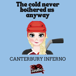 Inferno Frozen Mash-up - Youth Tee Dark text Design