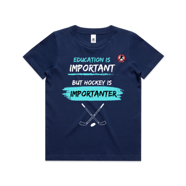 Education is Important - Youth Tee, Light text Thumbnail