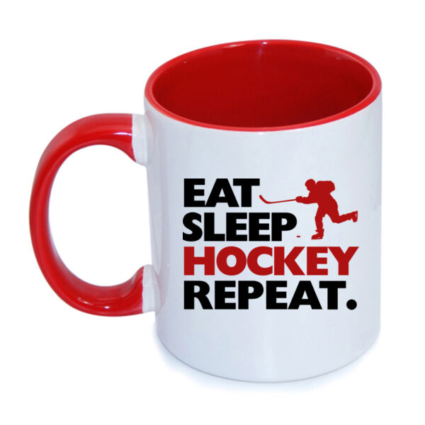 Eat Sleep Hockey Mug Thumbnail