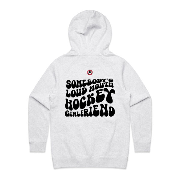Loud Hockey Girlfriend Hoodie Thumbnail