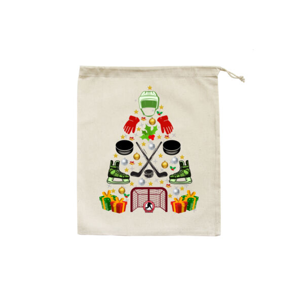 Hockey Tree Christmas Eve Bag Thumbnail