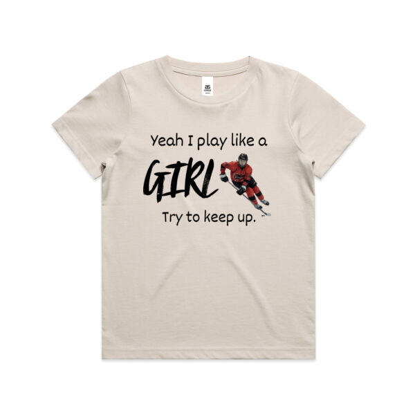 Play like a girl - Youth Tee Thumbnail