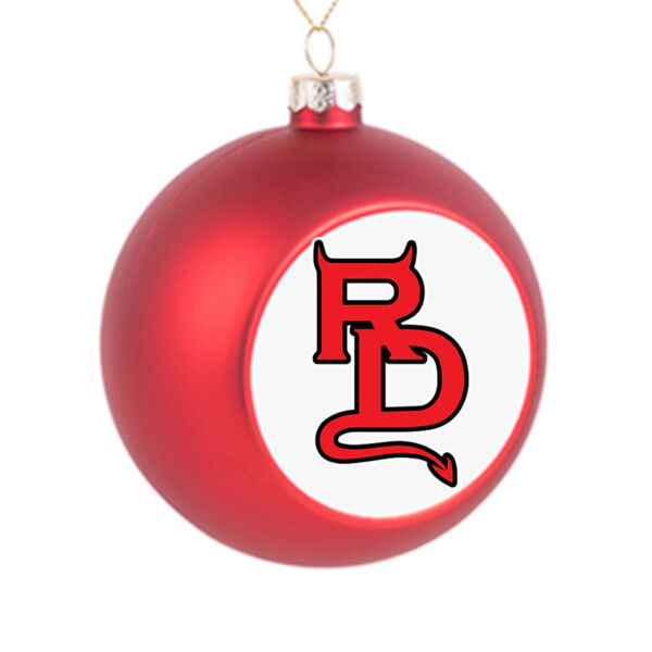Red Devils Christmas Bauble Thumbnail